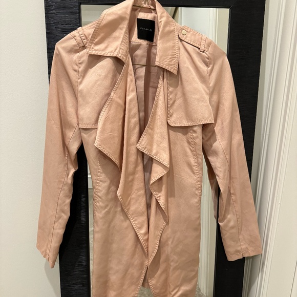 Dynamite Pink Trench coat - Picture 2 of 3
